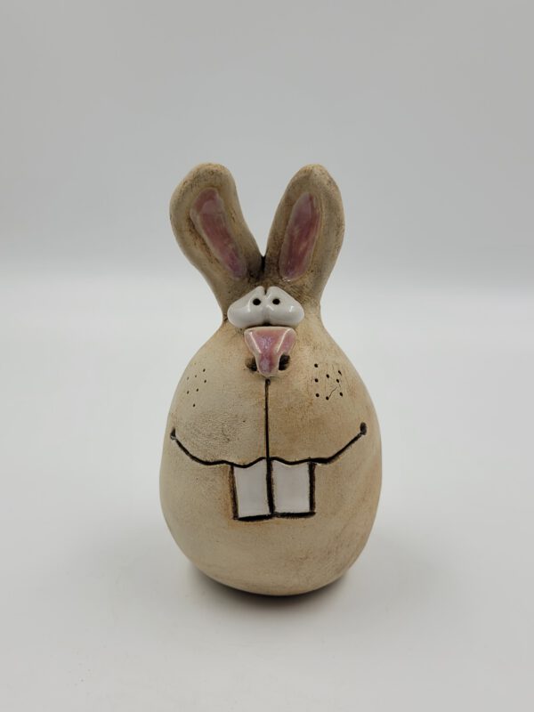 Hase Deko Beetstecker aus Keramik – Osterdeko handgetöpfert