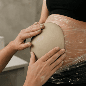 bellybowl kreatives töpfererlebnis babybauch keramikschale